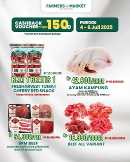Promo Terbaru Farmers Market Weekend 4 Juli – 6 Juli 2025 Promo Terbaru Farmers Market Weekend 4 Juli – 6 Juli 2025