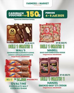 Promo Terbaru Farmers Market Weekend 4 Juli – 6 Juli 2025 Promo Terbaru Farmers Market Weekend 4 Juli – 6 Juli 2025