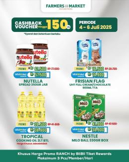 Promo Terbaru Farmers Market Weekend 4 Juli – 6 Juli 2025 Promo Terbaru Farmers Market Weekend 4 Juli – 6 Juli 2025