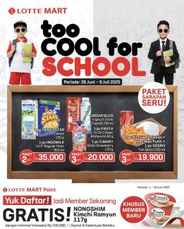 Promo Terbaru Too Cool for School Lotte Mart 26 Juni – 9 Juli 2025 Promo Terbaru Too Cool for School Lotte Mart 26 Juni – 9 Juli 2025