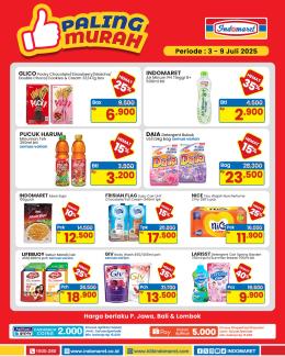 Nikmati diskon spesial hanya di Indomaret mulai tanggal 3 hingga 9 Juli 2025