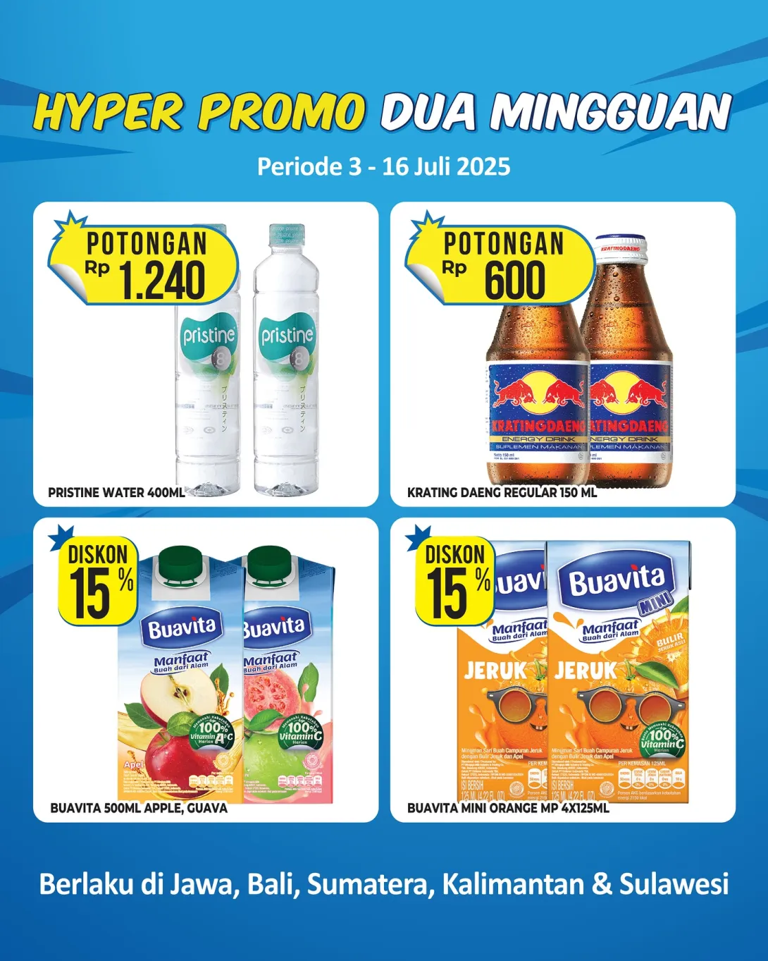 Promo Terbaru 2 Mingguan Hypermart 3 Juli – 16 Juli 2025