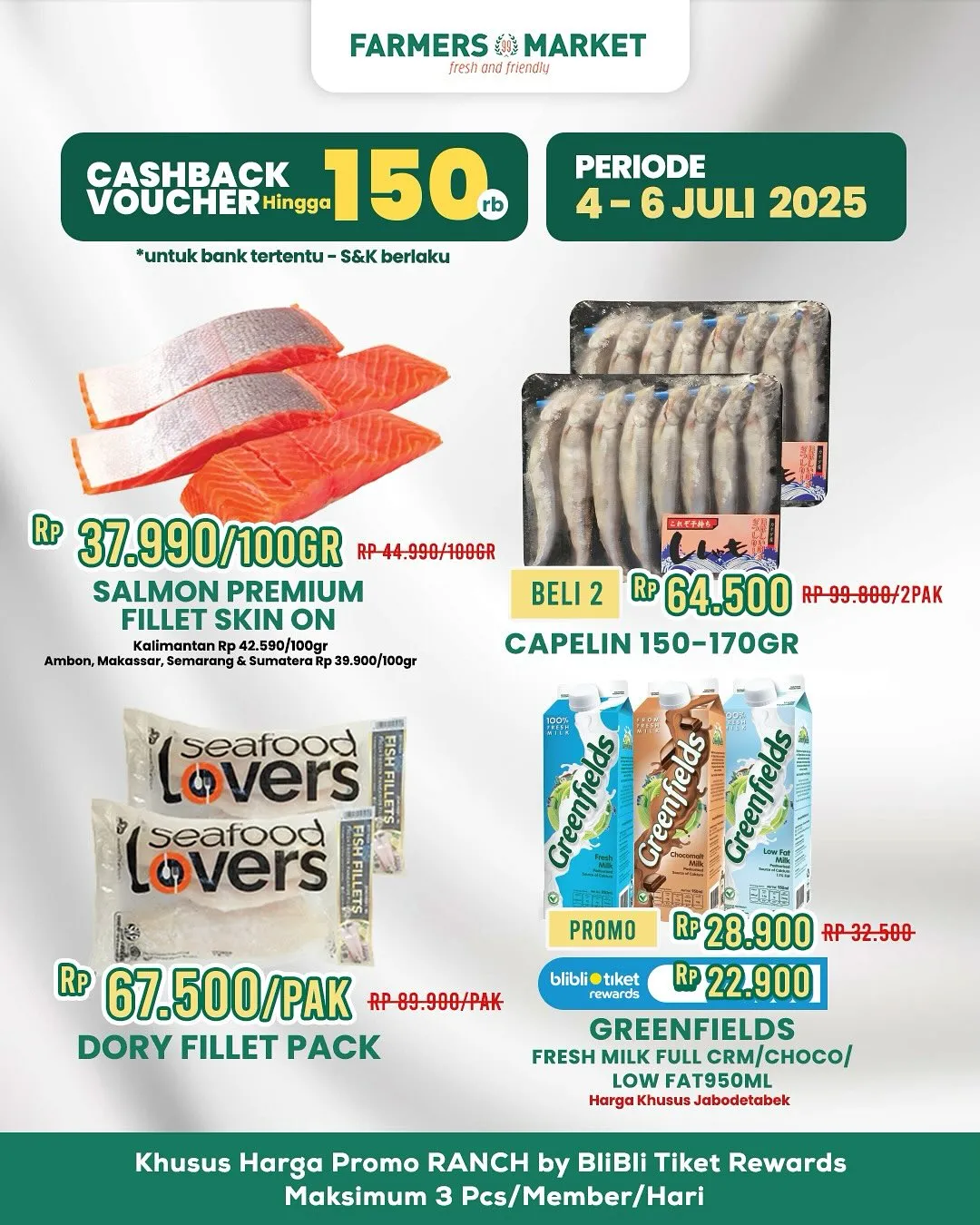 Promo Terbaru Farmers Market Weekend 4 Juli – 6 Juli 2025
