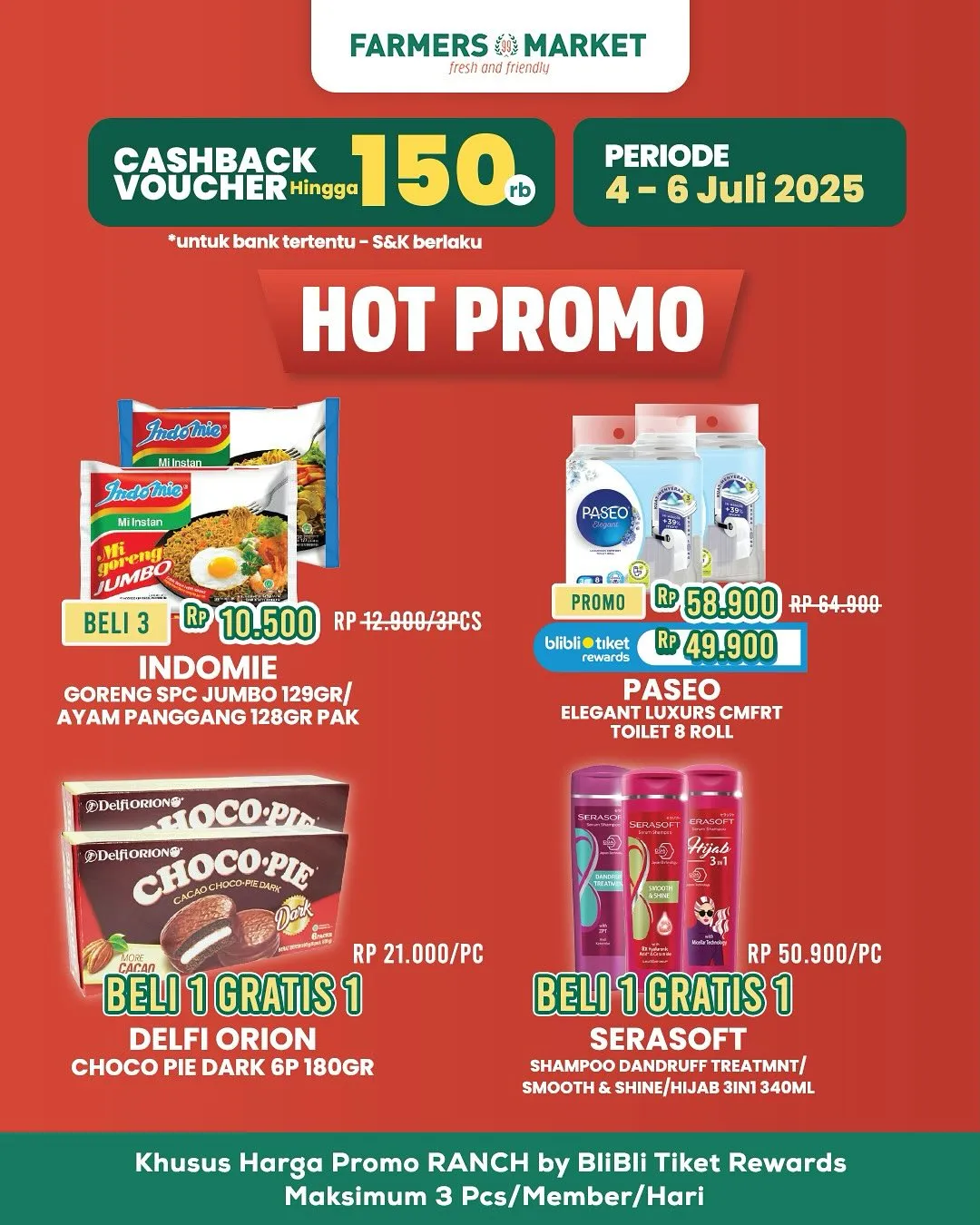 Promo Terbaru Farmers Market Weekend 4 Juli – 6 Juli 2025