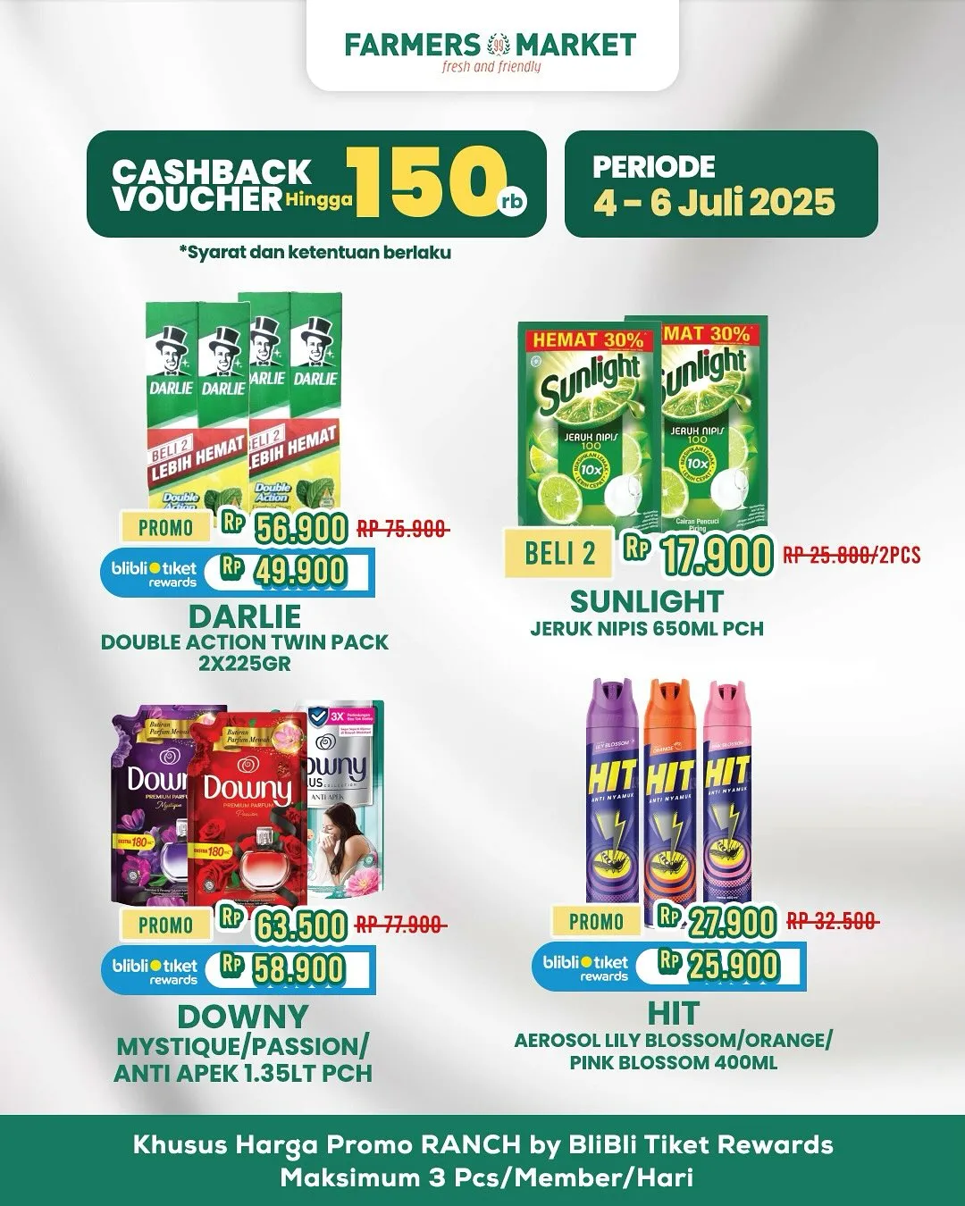 Promo Terbaru Farmers Market Weekend 4 Juli – 6 Juli 2025