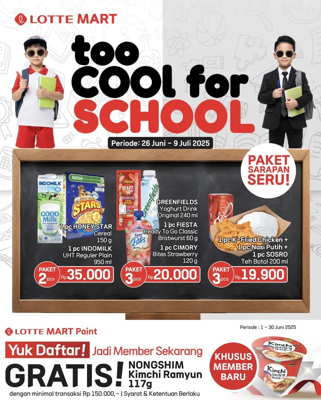 Promo Terbaru Too Cool for School Lotte Mart 26 Juni – 9 Juli 2025 Promo Terbaru Too Cool for School Lotte Mart 26 Juni – 9 Juli 2025