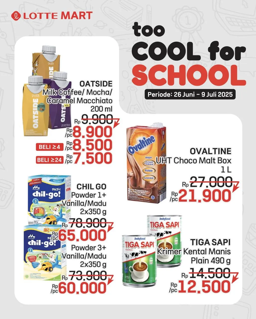 Promo Terbaru Too Cool for School Lotte Mart 26 Juni – 9 Juli 2025
