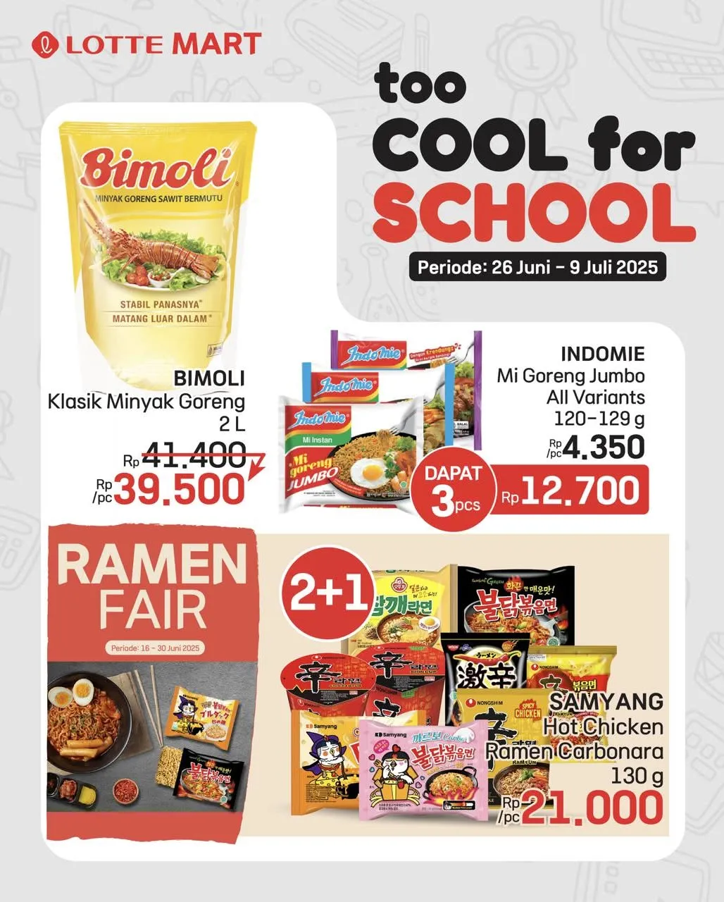 Promo Terbaru Too Cool for School Lotte Mart 26 Juni – 9 Juli 2025
