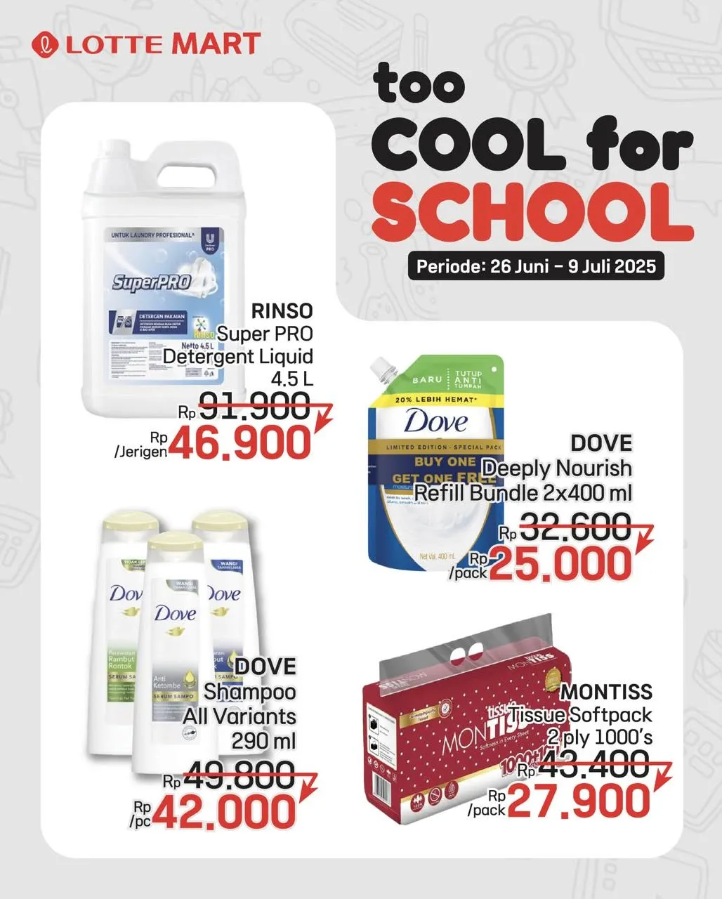 Promo Terbaru Too Cool for School Lotte Mart 26 Juni – 9 Juli 2025