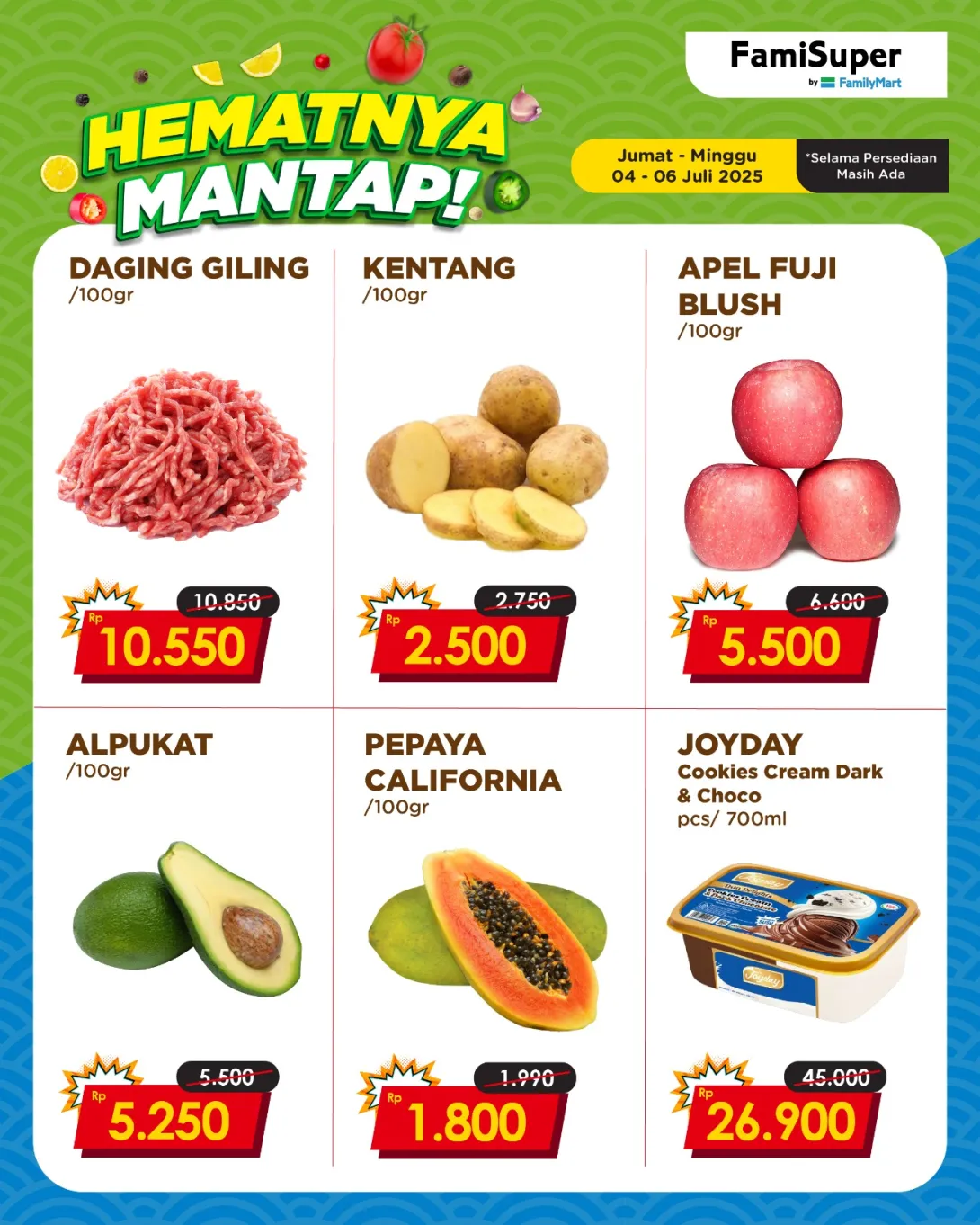 Promo Terbaru Hematnya Mantap FamilyMart 4 Juli – 6 Juli 2025 Promo Terbaru Hematnya Mantap FamilyMart 4 Juli – 6 Juli 2025